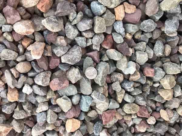 different colored rocks